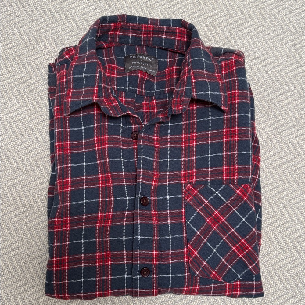 PRIMARK Flannel Shirt 100% Cotton